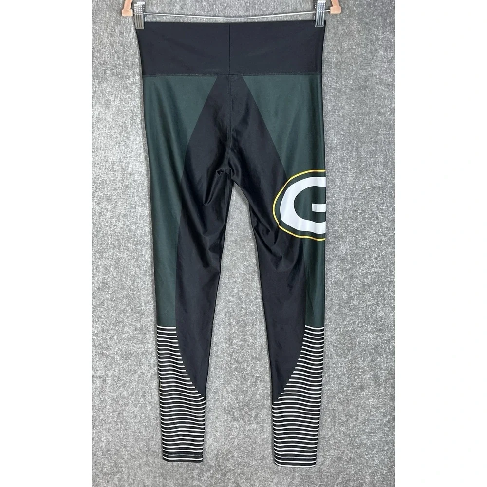 NFL Team Apparel Sleepwear Leggings Green Bay Packers Womens Size Small Stretch